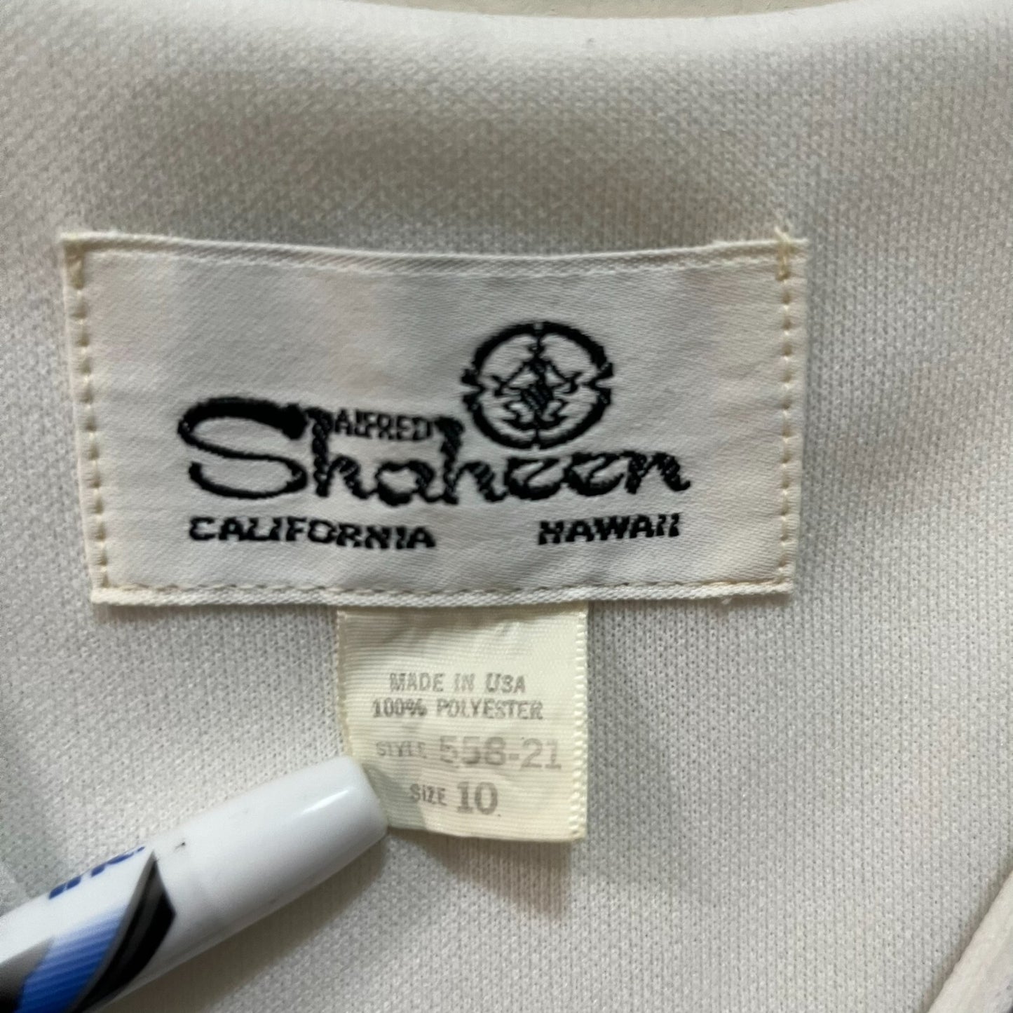 Rare Alfred Shaheen Vintage Goddess Maxi Dress White Celtic Pleated Nordic Sz 10