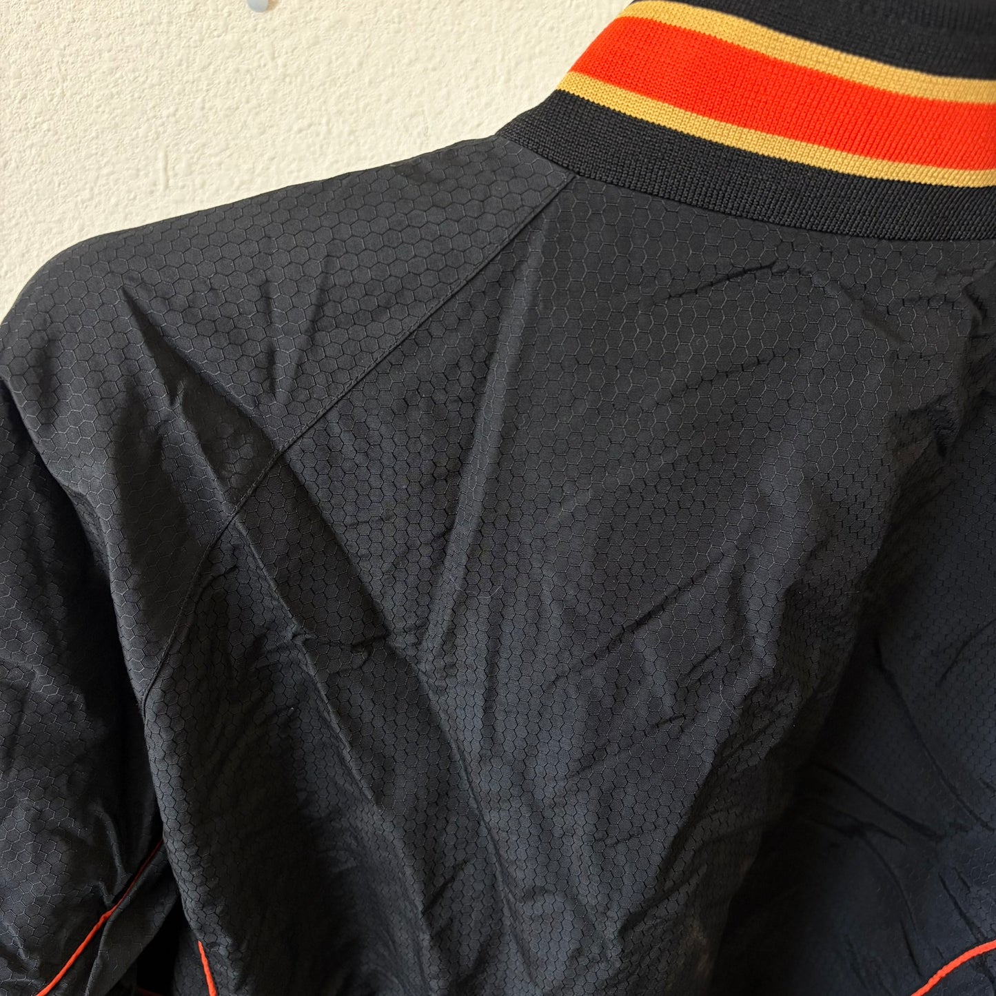 Majestic SF Giants Windbreaker Jacket Women XL Black Embroidered Full Zip MLB