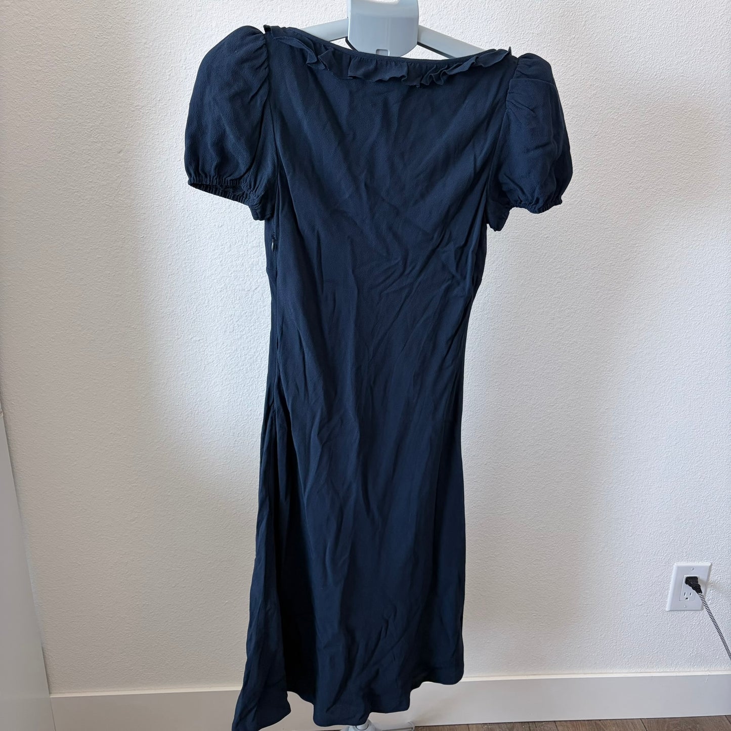 Aritzia Sunday Best Letti Dress Blue Size Small Women Milkmaid Prairie Cottage