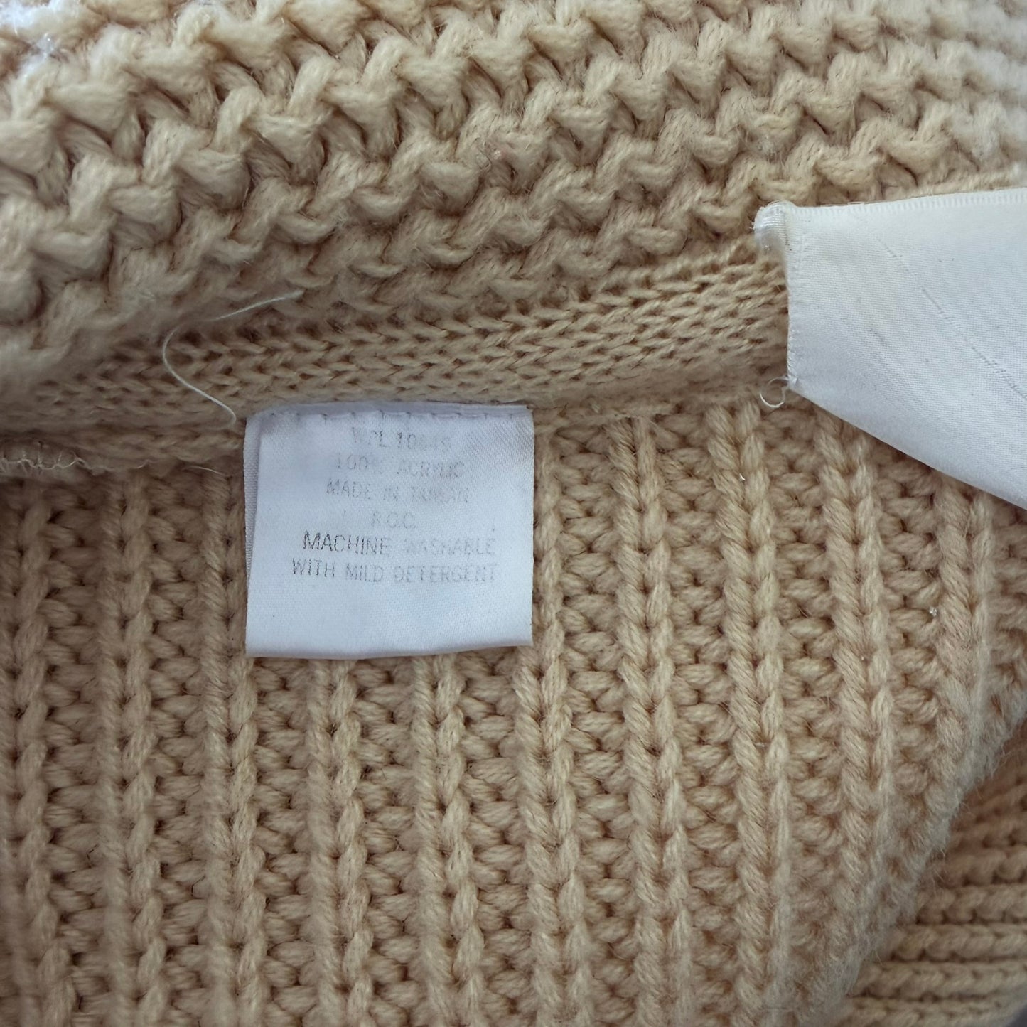 Vintage 70s–80s Miller Equestrian Horse Knit Cardigan – Cowichan Style Chunky Sweater, Size Medium