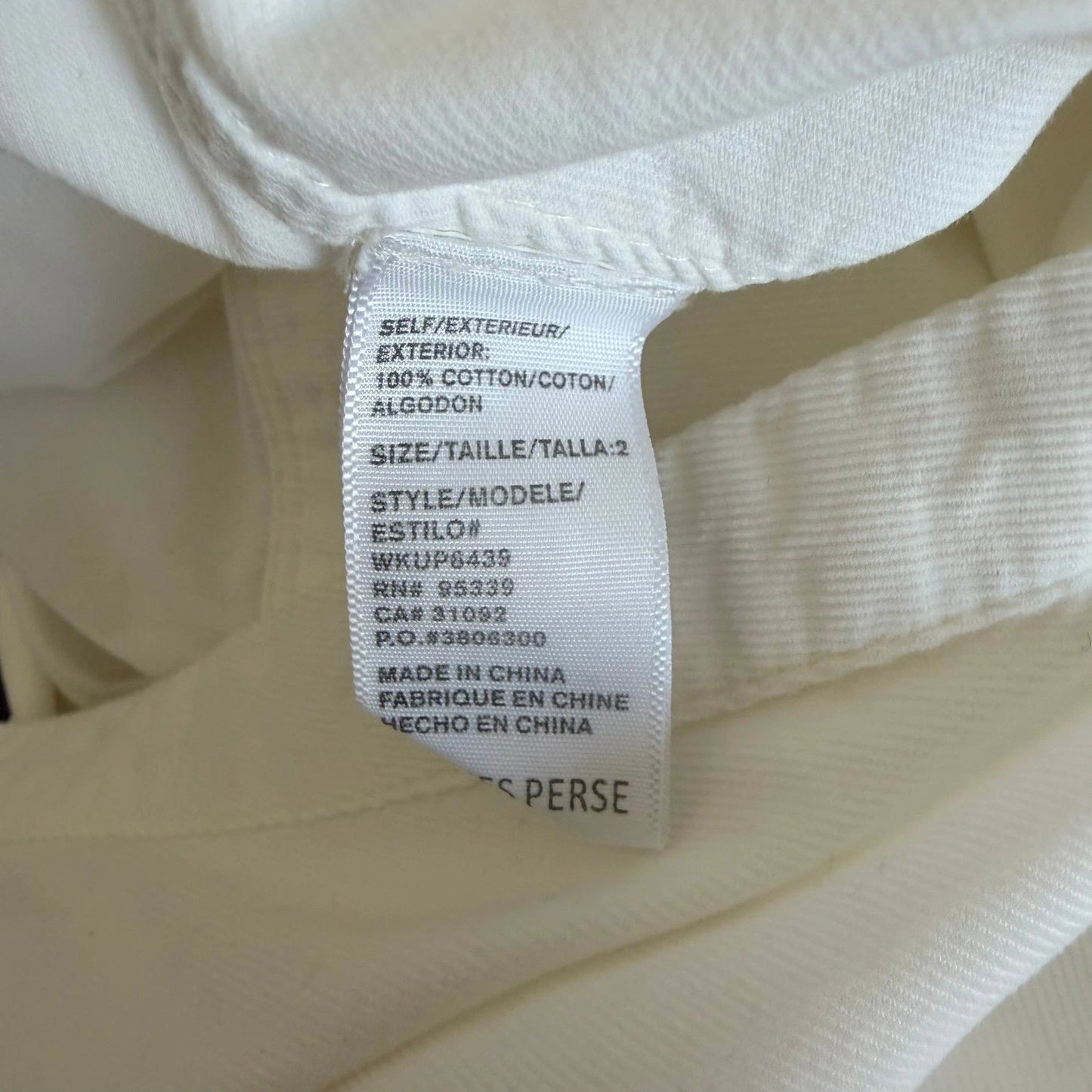 James Perse Jumpsuit Womens 2 Ivory Corduroy Long Sleeve Utility Minimalist